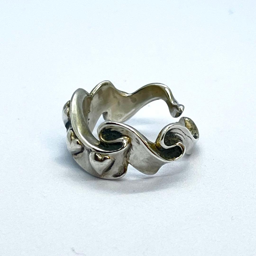 RAT RACE r.l.d シルバー925 リボン×ハート デザイン リング