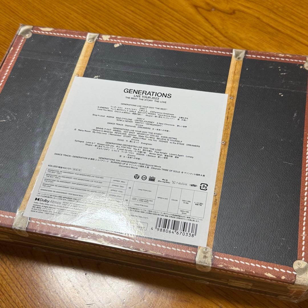 GENERATIONS LIVE DVD TOUR 2023 コンプリートBOX