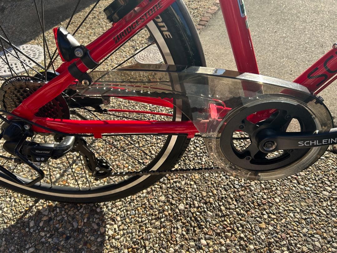 ブリヂストン SCHLEIN 赤24インチ 【直接お引き渡し】