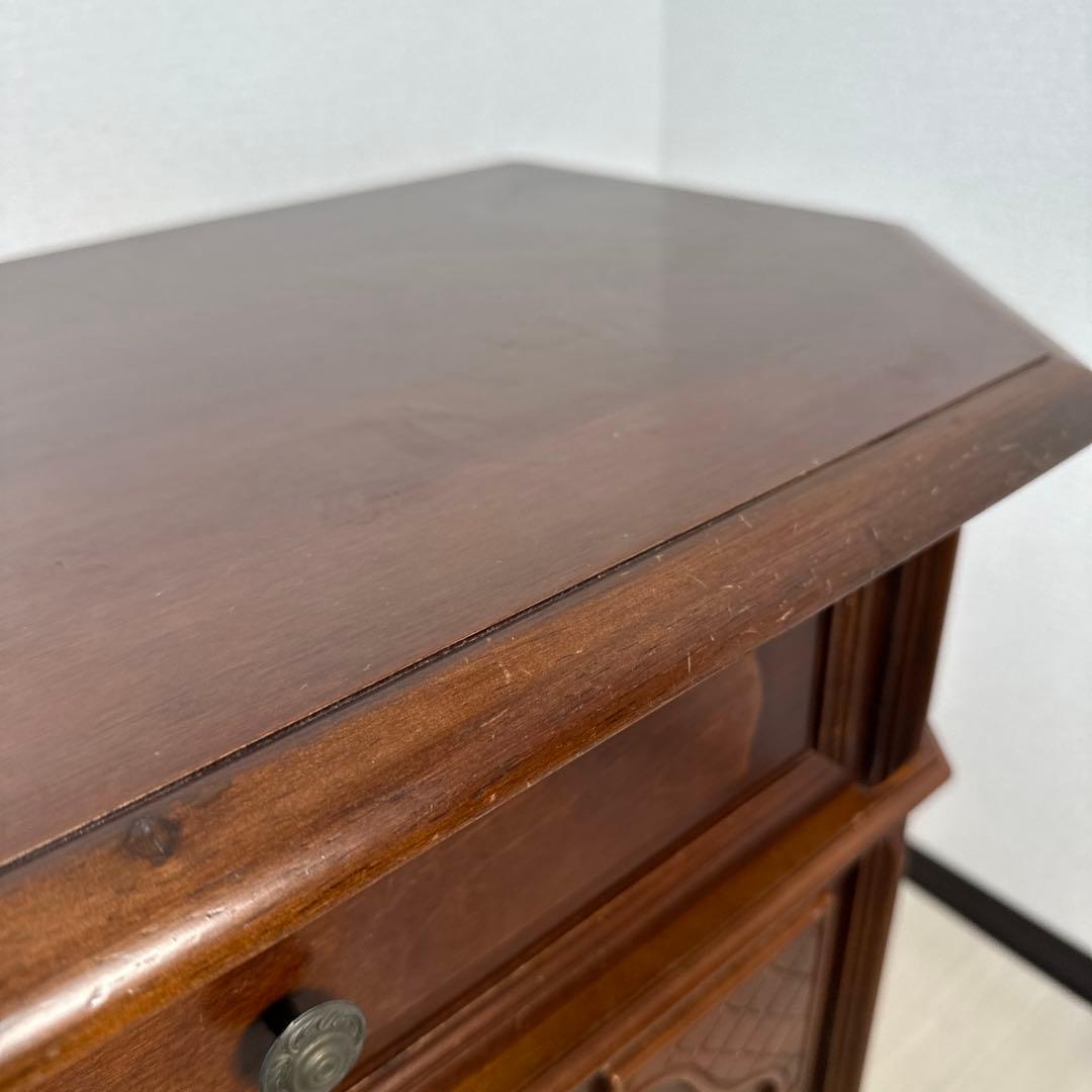 イタリア製 象嵌細工 アンティークスタイル コンソール キャビネット