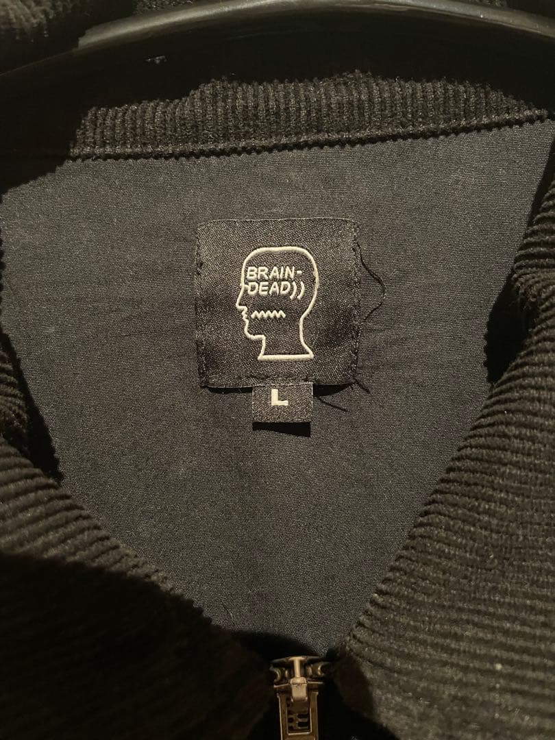 BRAIN DEAD ブラック ジャケット サイズL