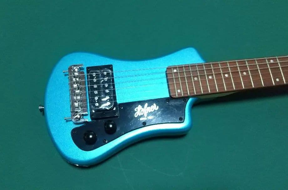 Hofner ヘフナー ショーティ エレキギター 青