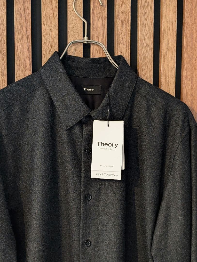 Theory ウール シャツ Wool PL Flannel Irving