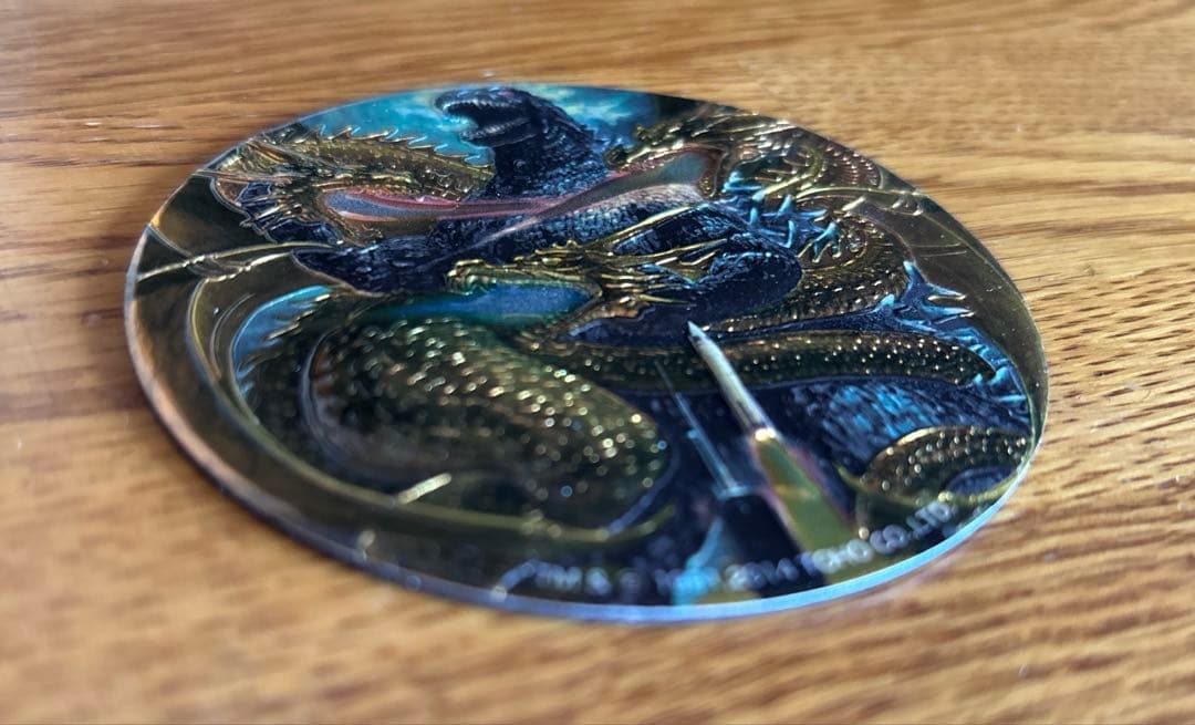 レア）ゴジラ新彫金マグネット3点セット 平成ゴジラVSシリーズ