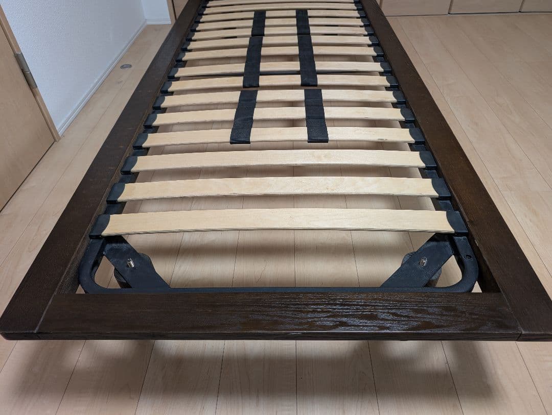 無印良品 ベッドフレーム セミシングル ヘッドボード付