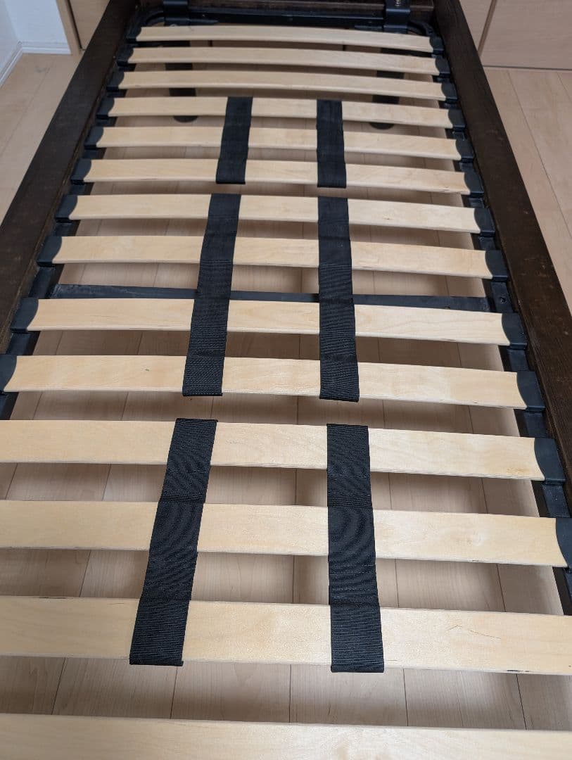 無印良品 ベッドフレーム セミシングル ヘッドボード付