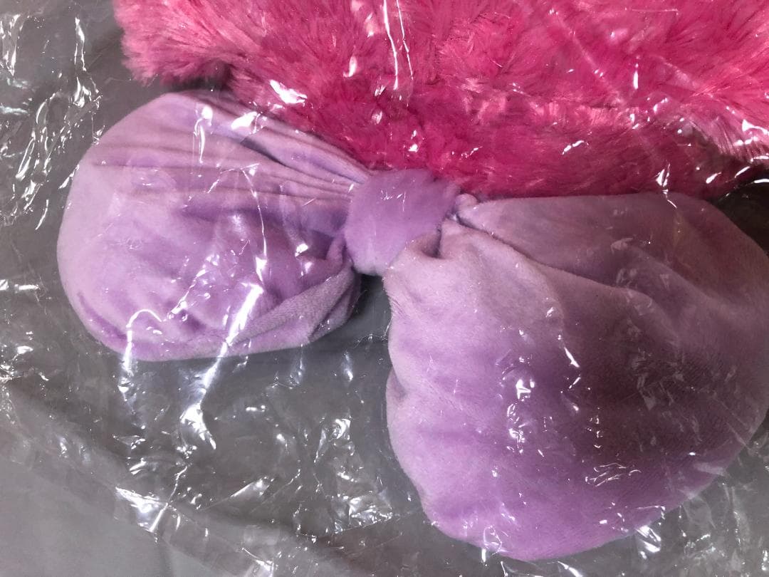 メロディ パフパフぬいぐるみ　Lサイズ　マイメロディ タグ付き