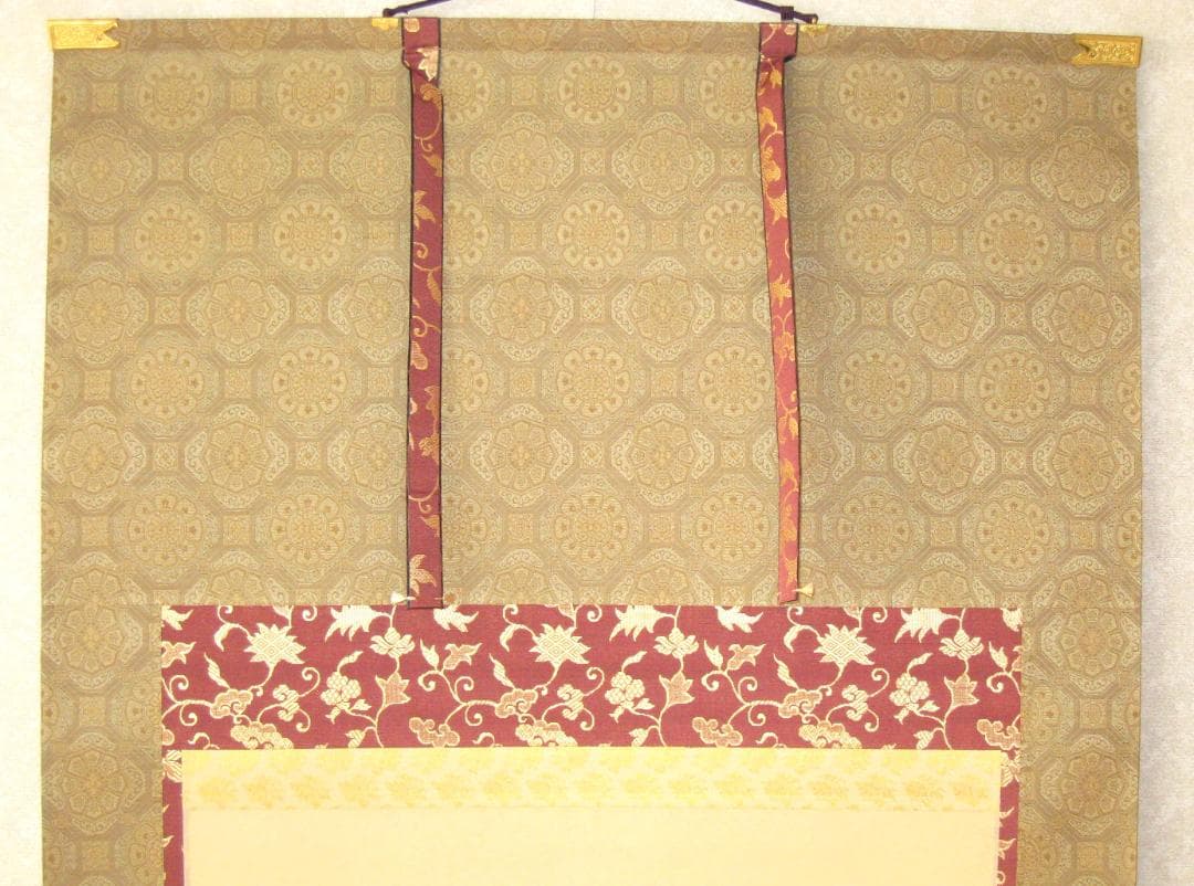 真筆】掛け軸 六字名号・南無阿弥陀仏 親鸞聖人御影◇金武翠輝 共箱