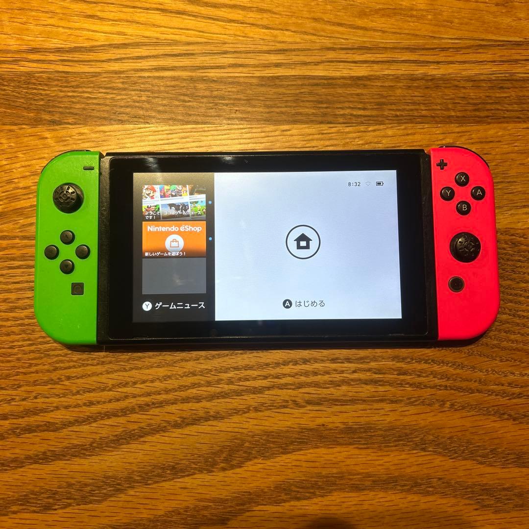 Nintendo Switch 本体 ピンク/グリーン ジャンク