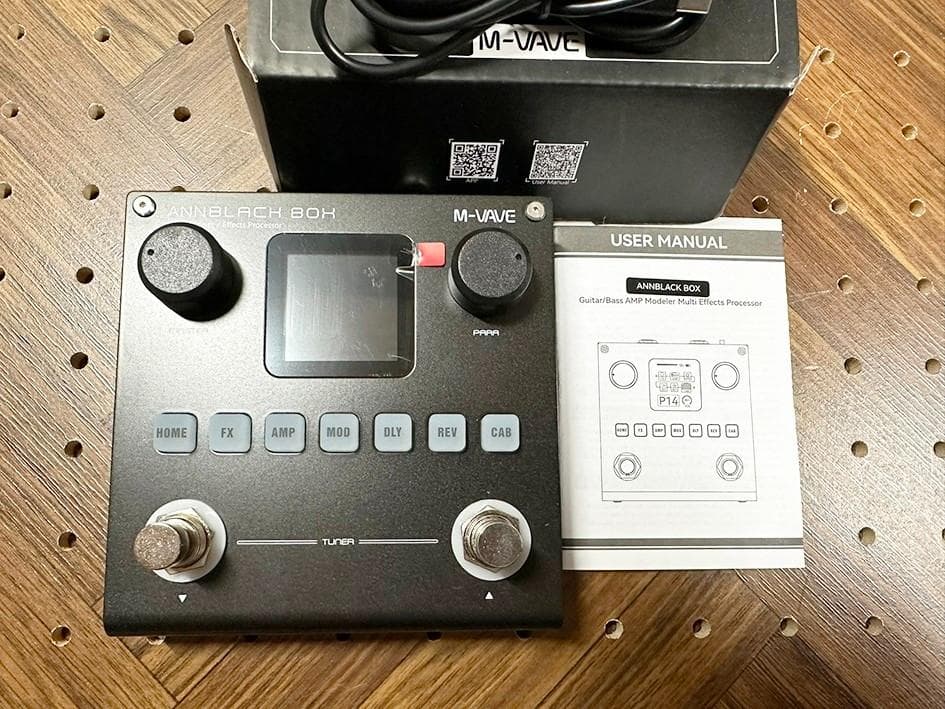 M-VAVE ANNBLACHBOX　マルチエフェクター　アンプシュミレーター