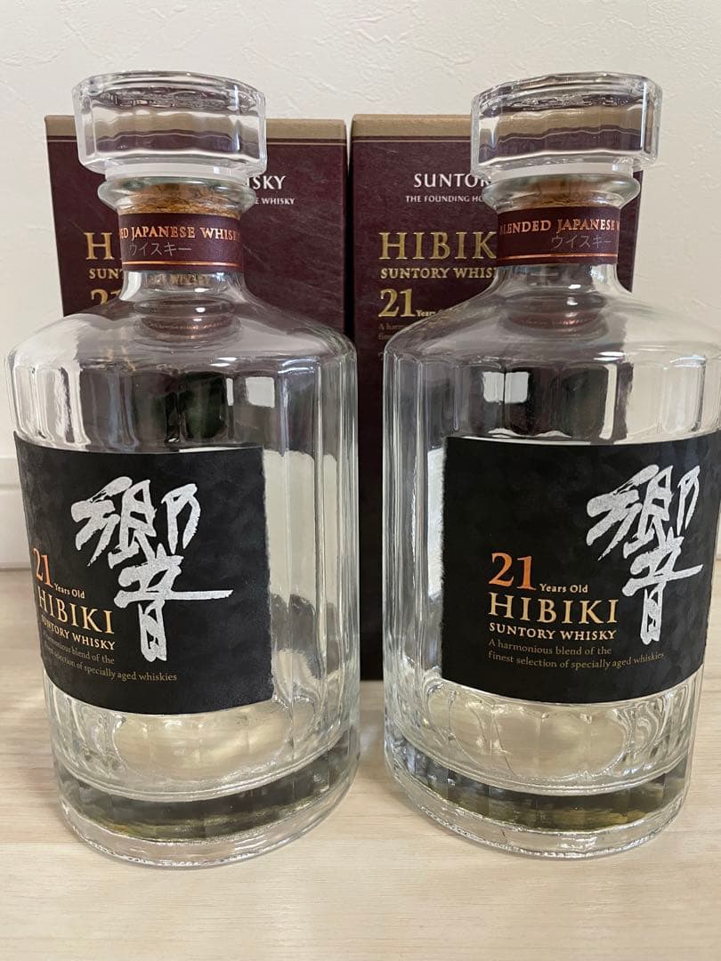 響21年 空瓶空箱 Hibiki 21年 ウイスキー空瓶