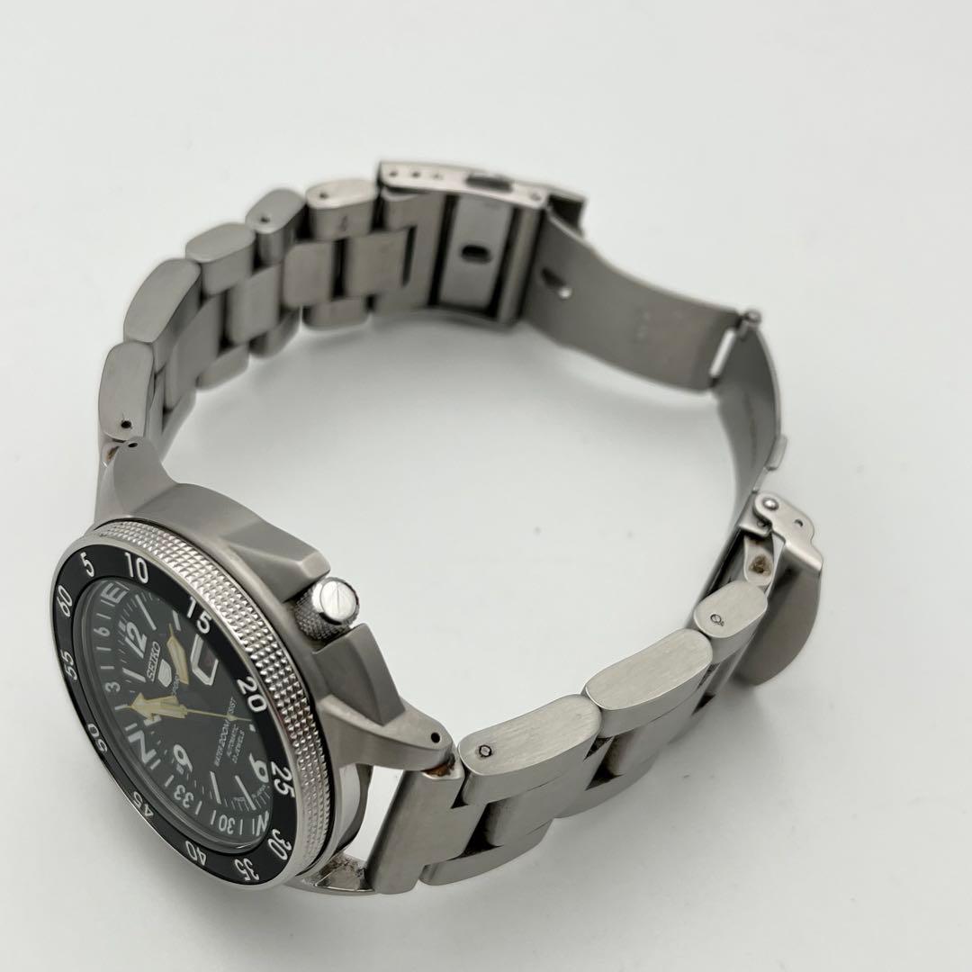 稼動 SEIKO 5スポーツ ブラックアトラス 自動巻き SKZ211J1