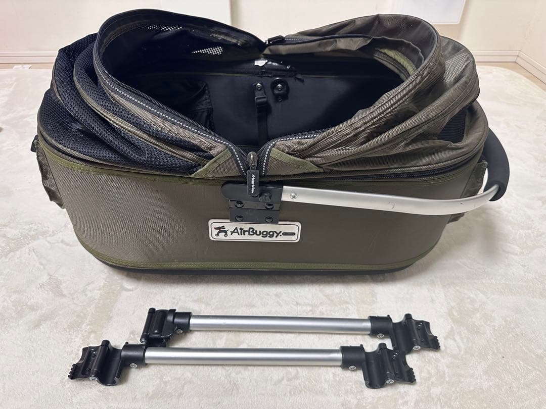 【美品】AirBuggy エアバギー DOME ドーム Mサイズ カーキ エアバギー ドーム3 レギュラーサイズ | エアバギー公式オンライン