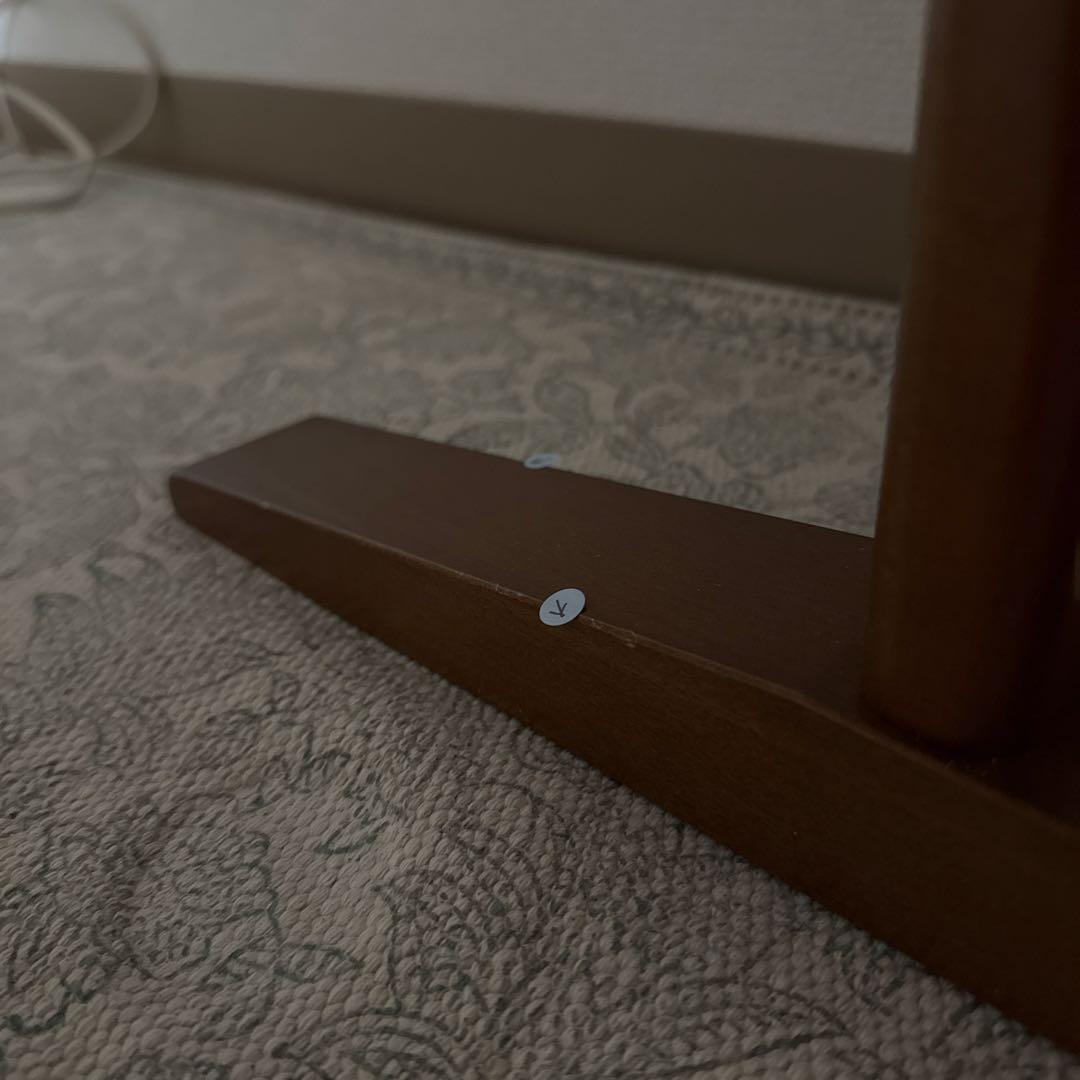 美品　カリモク60+ カフェテーブル1200［T36420HW］