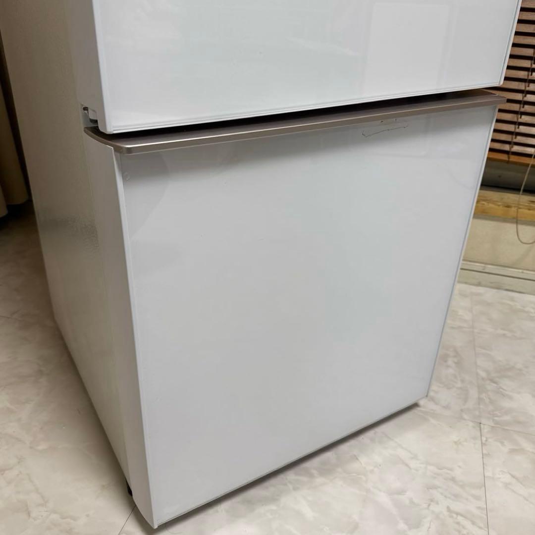 SHARP プラズマクラスター搭載冷蔵庫 137L ガラストップ つけかえドア