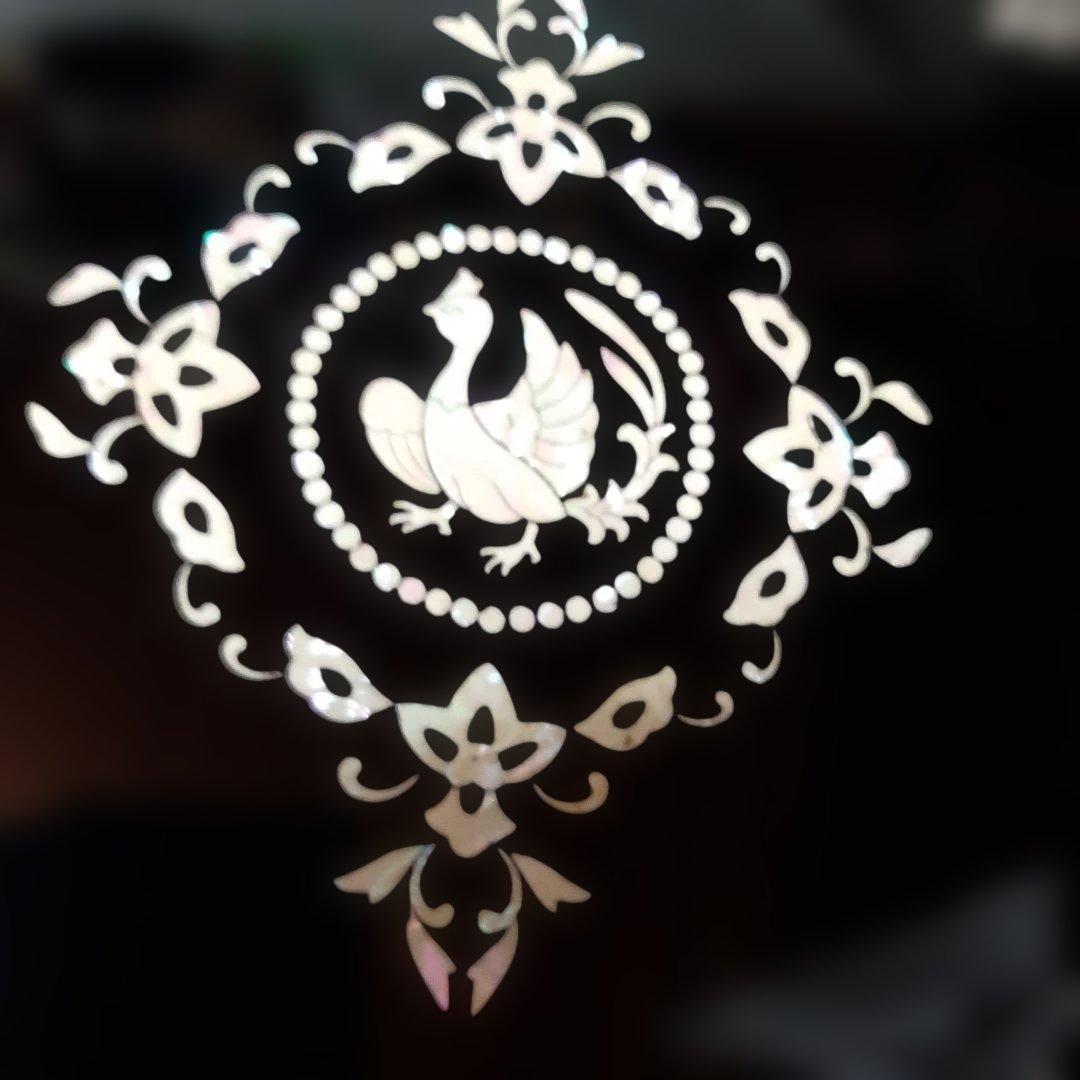 新品◆大阪　淀屋橋　尚美堂造◆螺鈿アルバム貝装飾◆漆工芸◆木箱入り