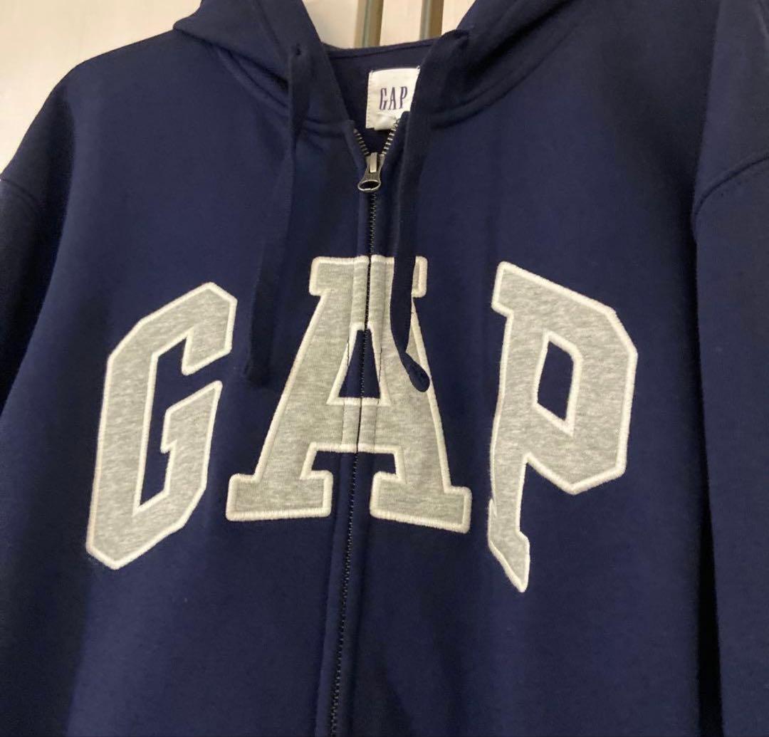 GAPロゴ フルジップパーカー Mサイズ ネイビー 新品 完売品