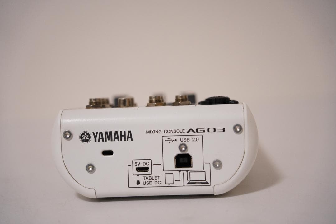 YAMAHA AG03 オーディオインターフェース ミキシングコンソール - メルカリ
