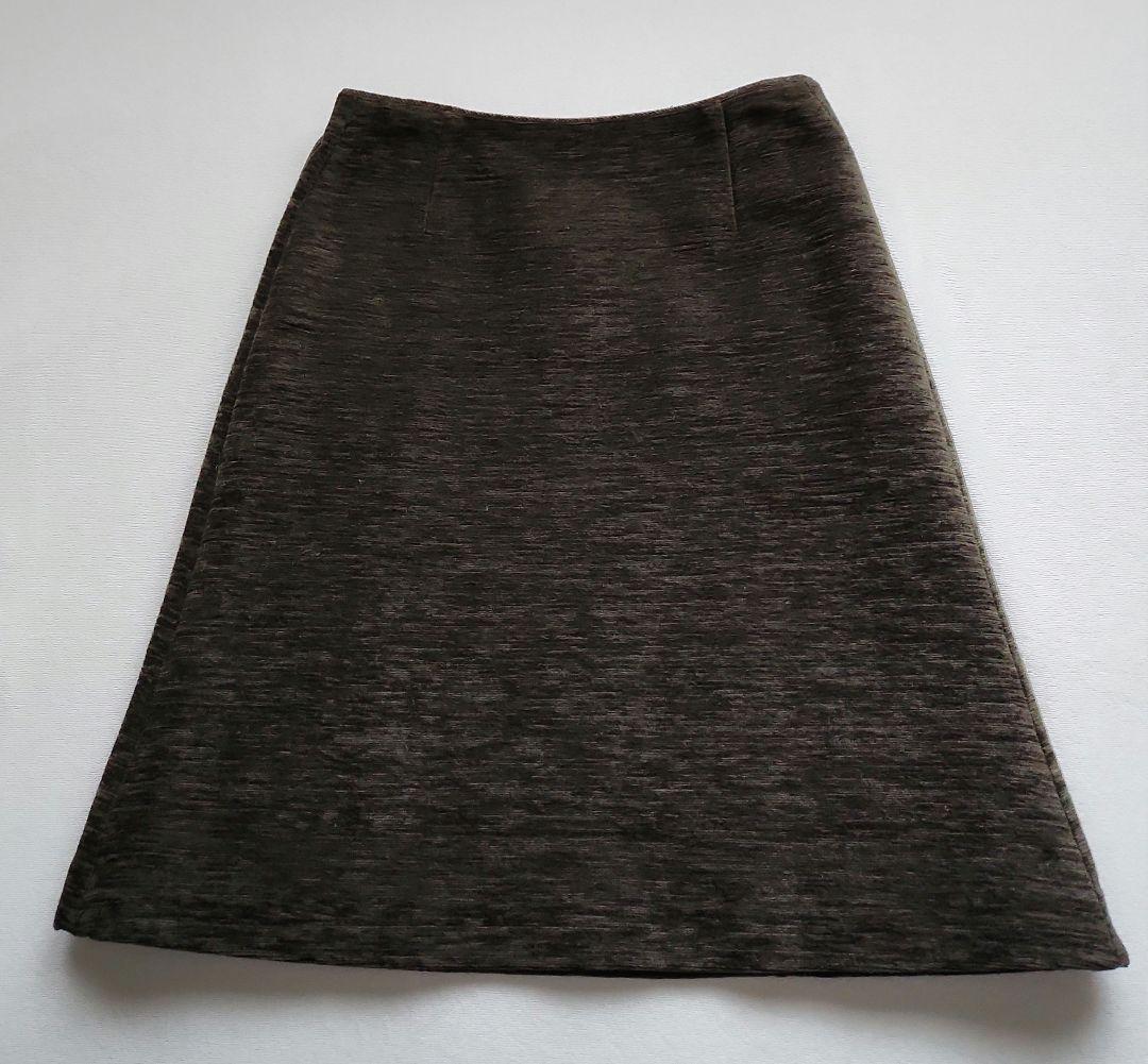 mina perhonen 葉っぱの刺繍 スカート