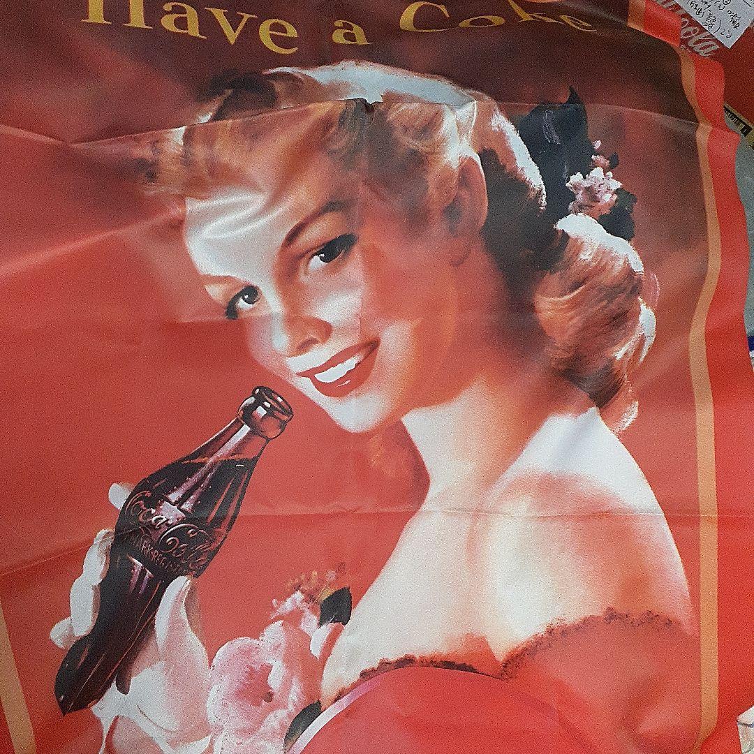 コカ・コーラ販促垂れ幕