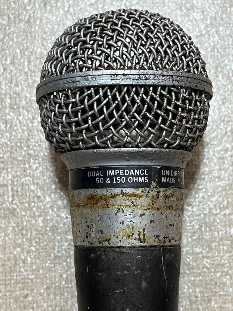 SHURE SM58 ダイナミックマイクUSA ポルシェロゴ　希少