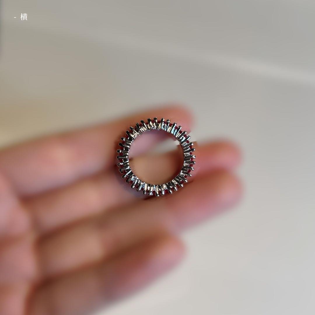 遺品整理　断捨離　アンティーク　ヴィンテージ　フルエタニティ　シルバー　ルビー