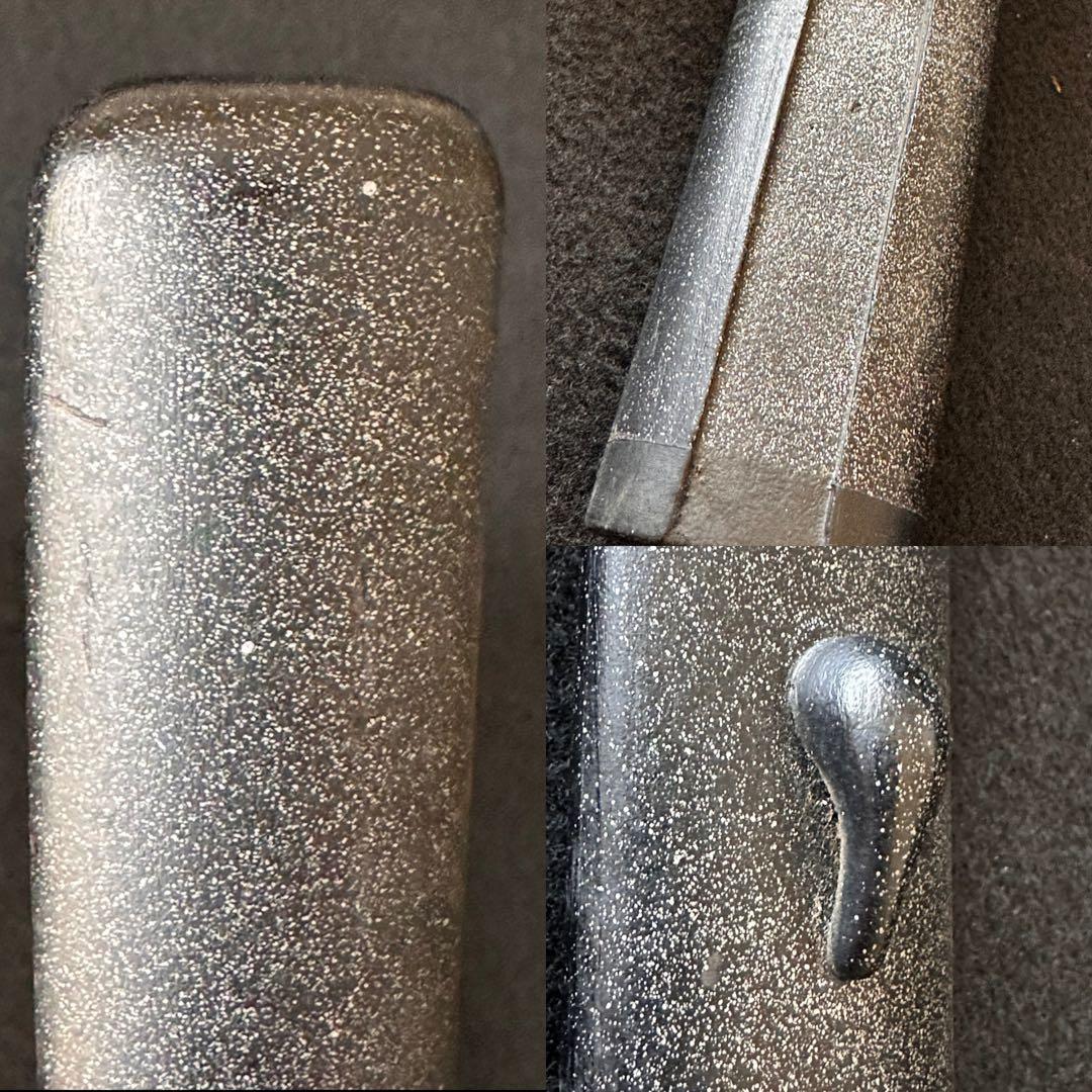 刀装具　 脇差　拵え　鉄地蛙図鍔　獅子目貫　時代 武具　 骨董　古美術　現状B