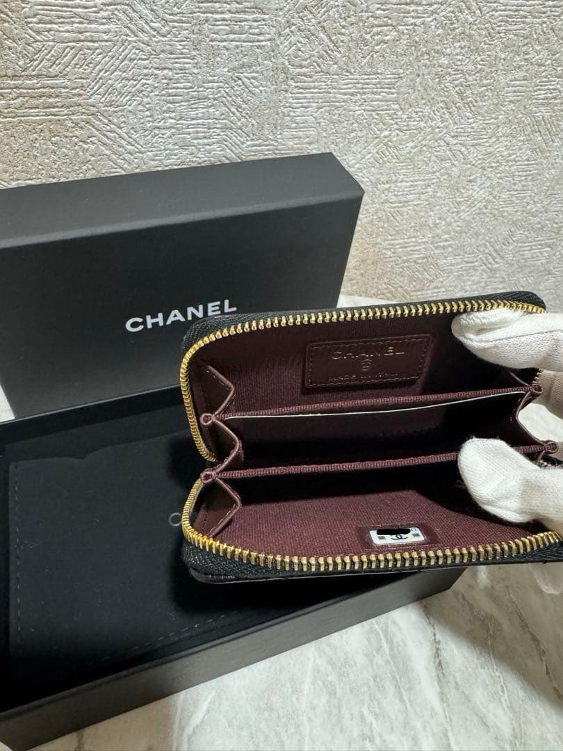 最終値下げ【新品未使用】 CHANELクラシックジップパースミニウォレット
