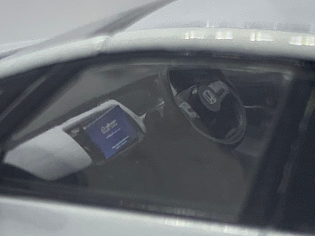 ホンダ　フィット　GR型　サンライトホワイトパール　カラーサンプル　1/43