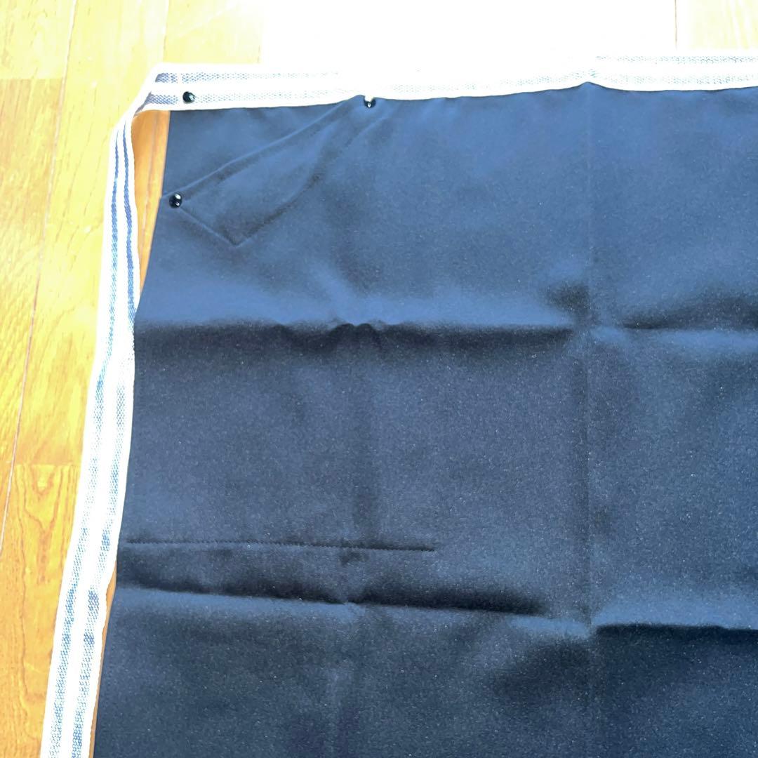 前掛け◇佐川急便◇飛脚屋◇プリント◇黒地に青◇