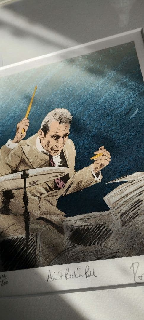 ロン・ウッド（ローリングストーンズ）リトグラフ - メルカリ