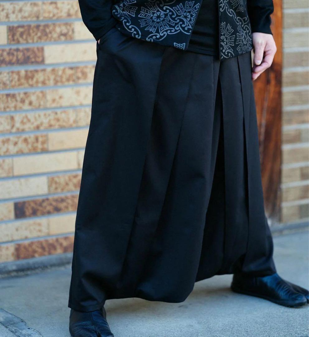 SOU・SOU ソウソウ　42双 梳毛　袴富士／濡羽色　日本製