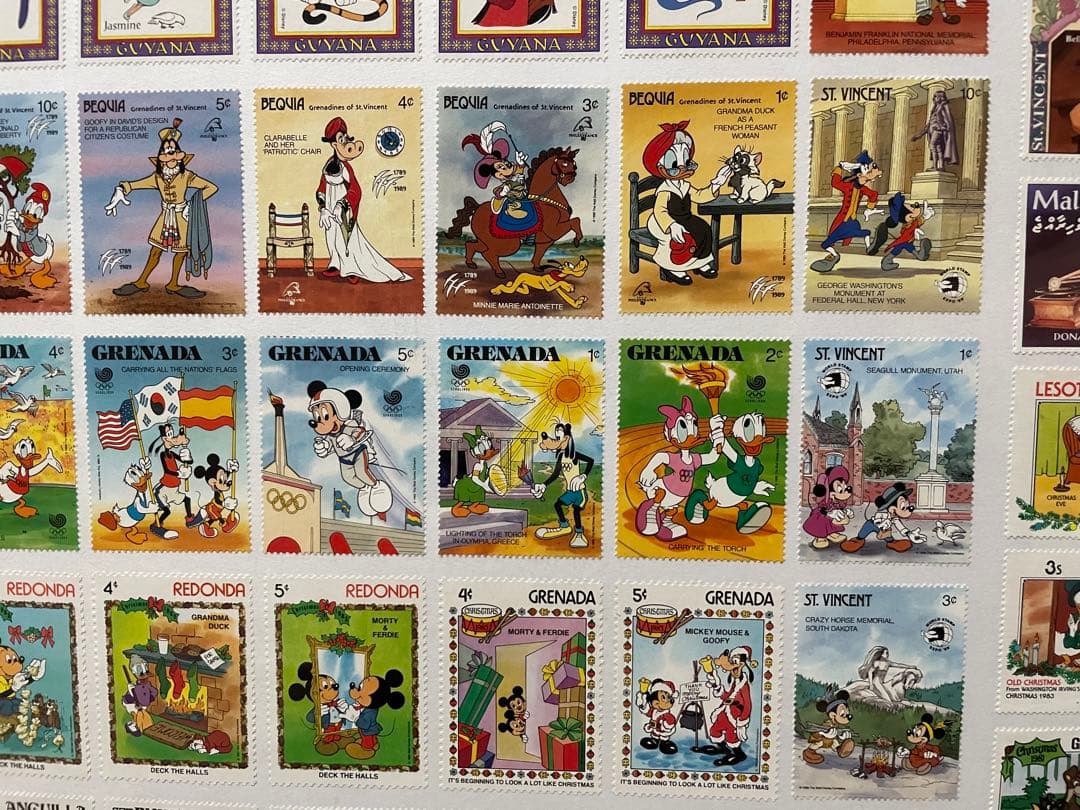 Euro Disney ユーロディズニー ディズニーランド・パリ 切手