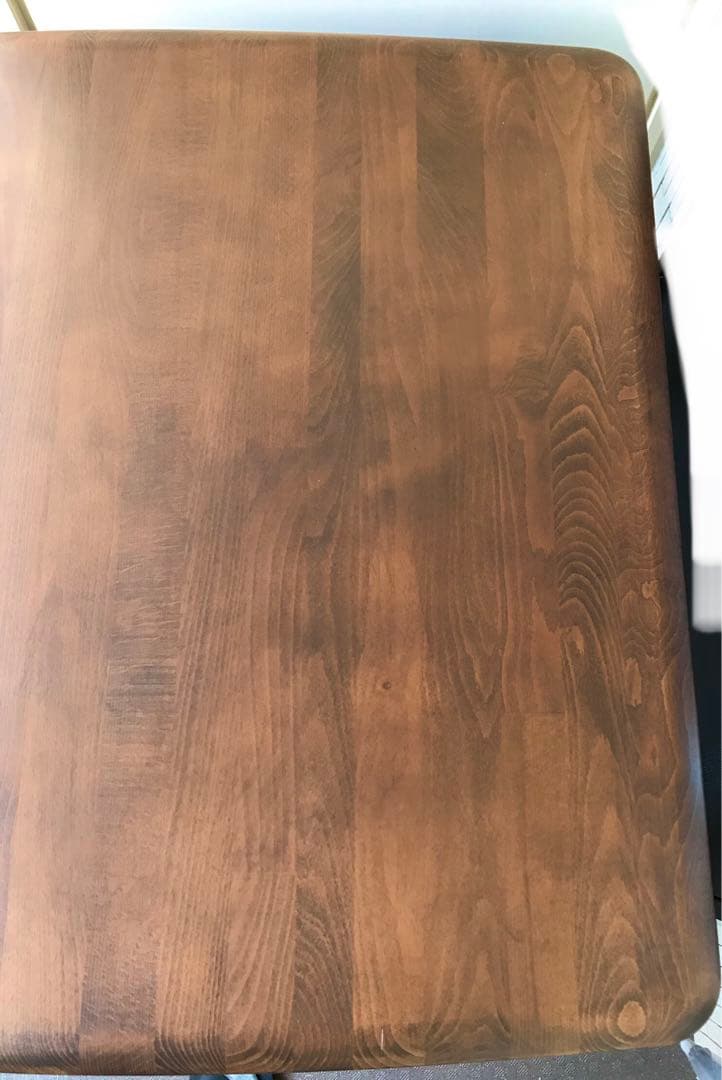 ニトリ Nコレクション ダイニングテーブル T-01 W90ミドルブラウン