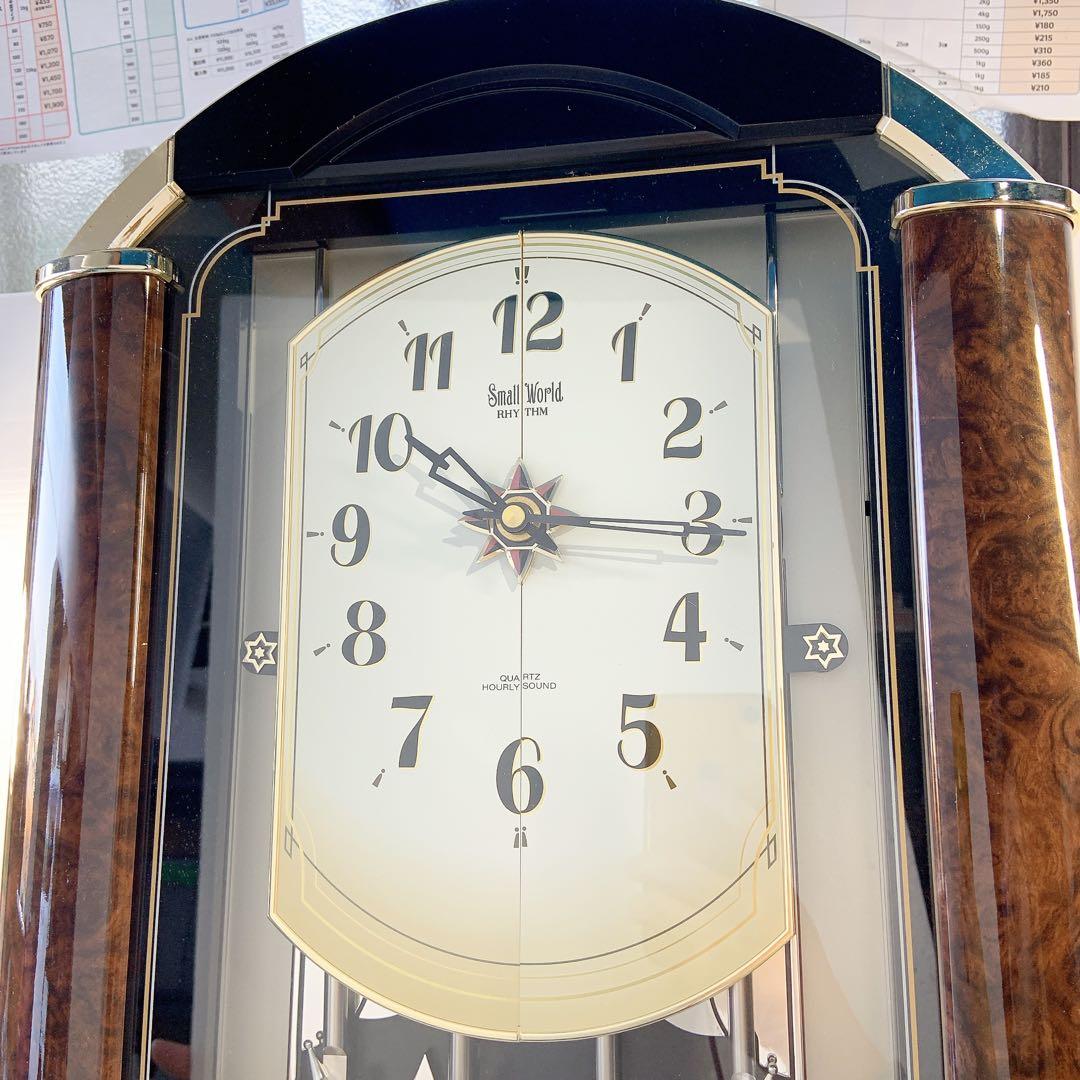 【希少】RHYTHM 壁掛けからくり時計 4MJ849RH リズム時計