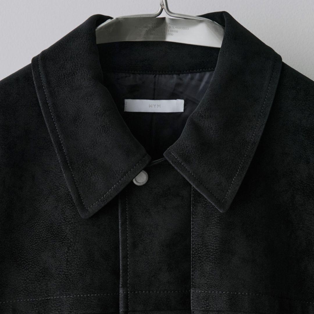 WYM lidnm FAUX SUEDE ZIP BLOUSON レザーブルゾン - メルカリ