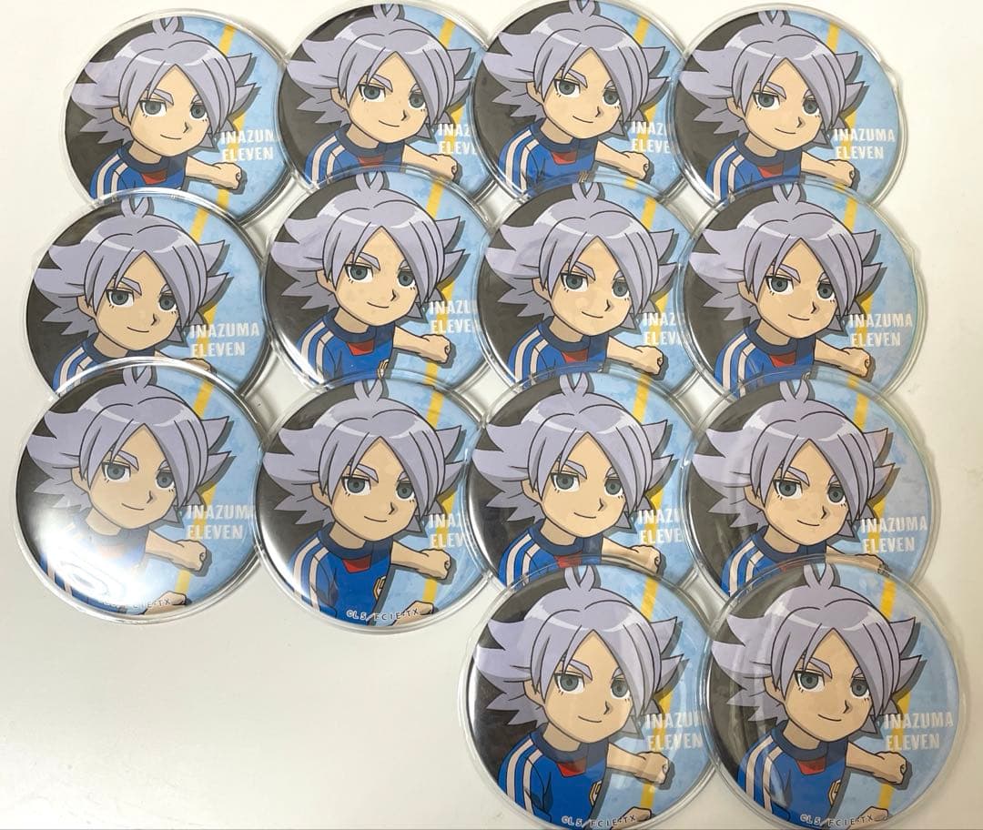 吹雪士郎 缶バッジ イナズマイレブン くじ引き堂 吹雪士郎 缶バッジ 15個