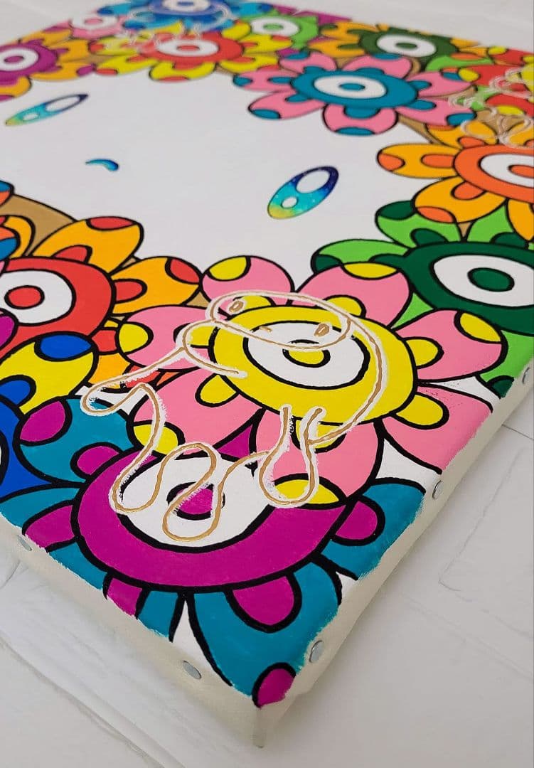 ☆鈴木哲也☆S6(410×410mm)アクリル原画1点物☆送料無料#