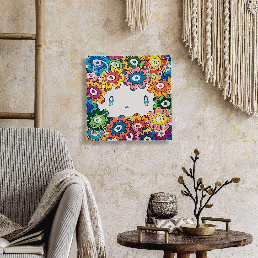 ★鈴木哲也★S6(410×410mm)アクリル原画1点物★送料無料#127