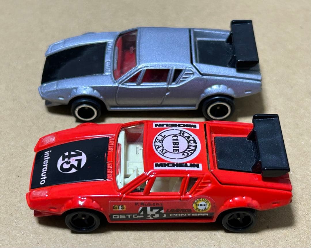 日本製 トミカ デ トマソ パンテーラ 2台セット 3875)トミカ 青箱 日本