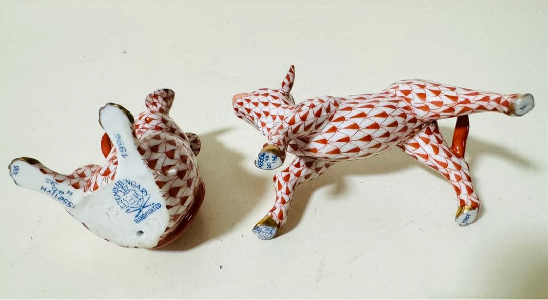 HEREND ヘレンド 十二支 干支 フィギュリン 置物 金彩