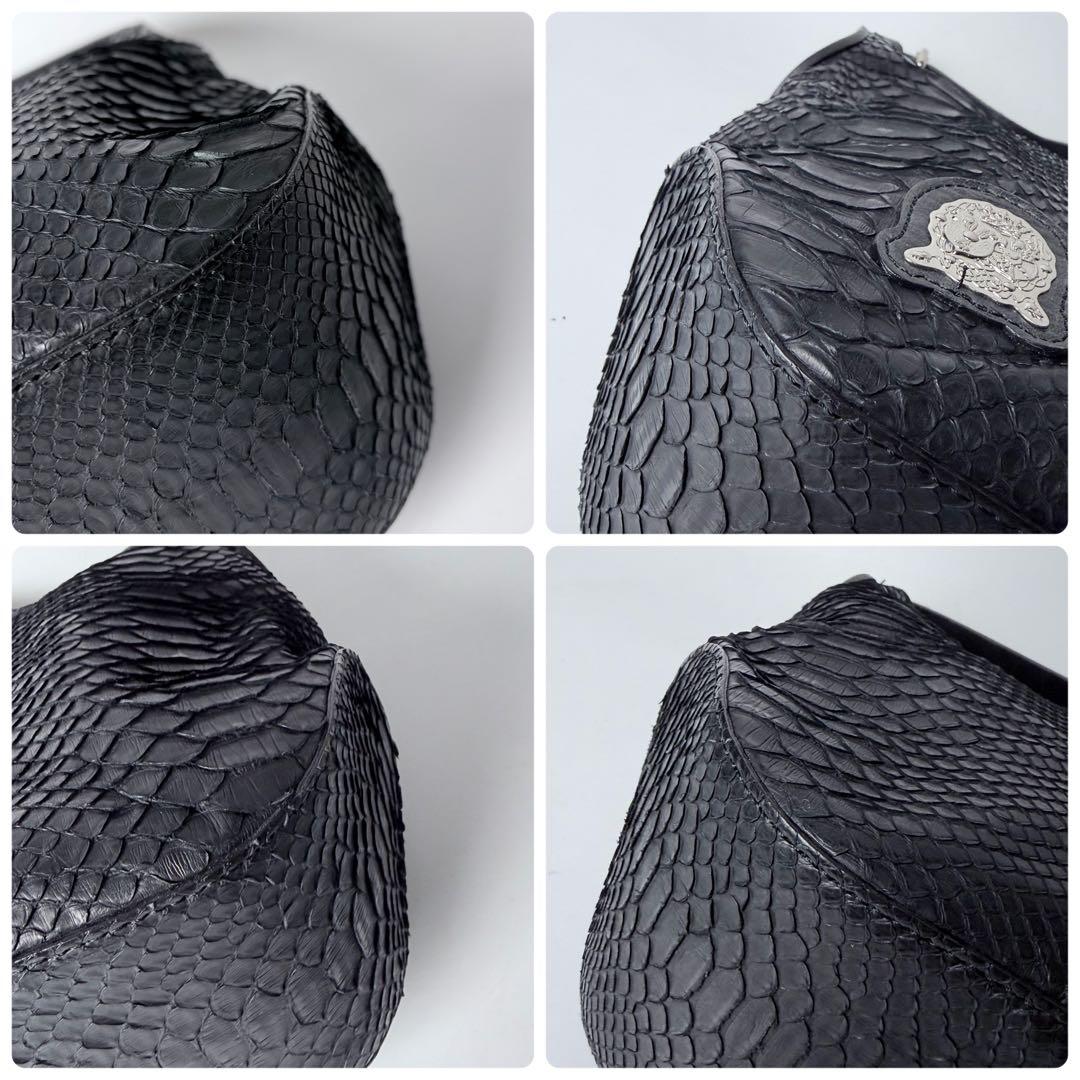 ぴょぴょ ADMJ　 エーディエムジェイ　パイソン　ショルダービジュー付き