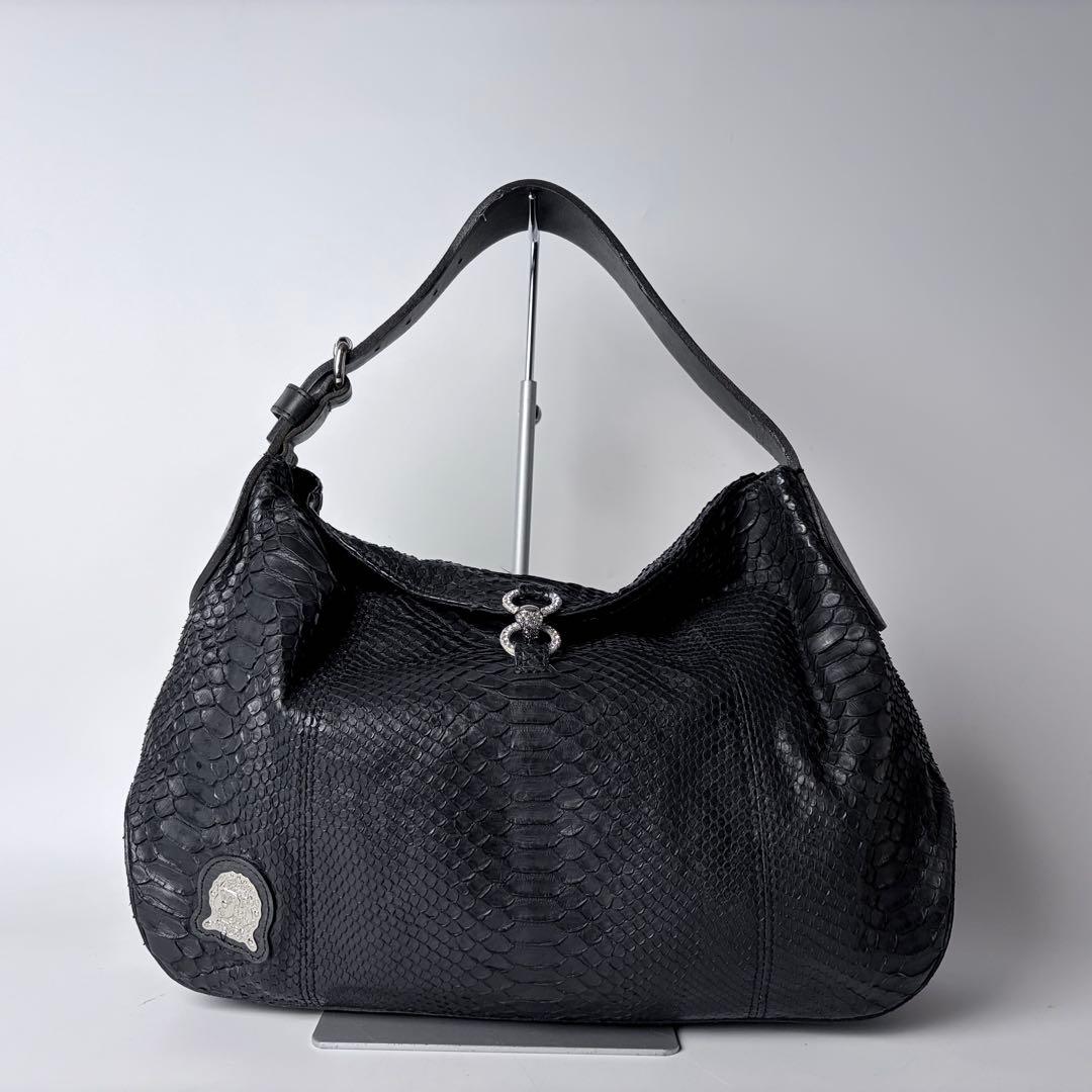 ぴょぴょ ADMJ　 エーディエムジェイ　パイソン　ショルダービジュー付き