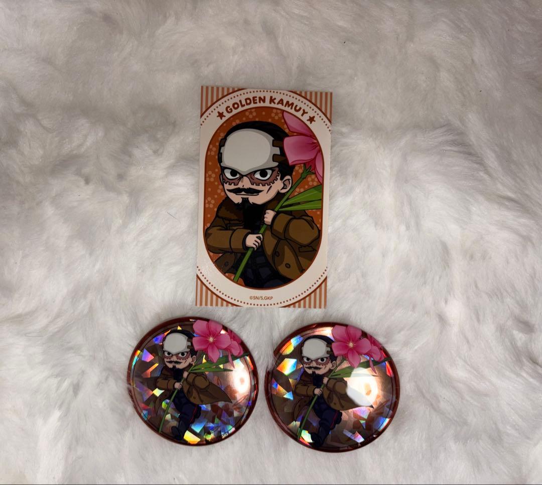 ゴールデンカムイ 鶴見篤四郎 karendoコラボ缶バッジ他 - メルカリ