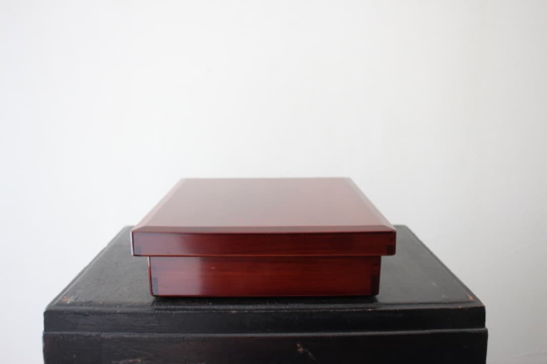 未使用・箱入 佐藤阡郎（せんろう） 切溜三段 木製 漆器 箱