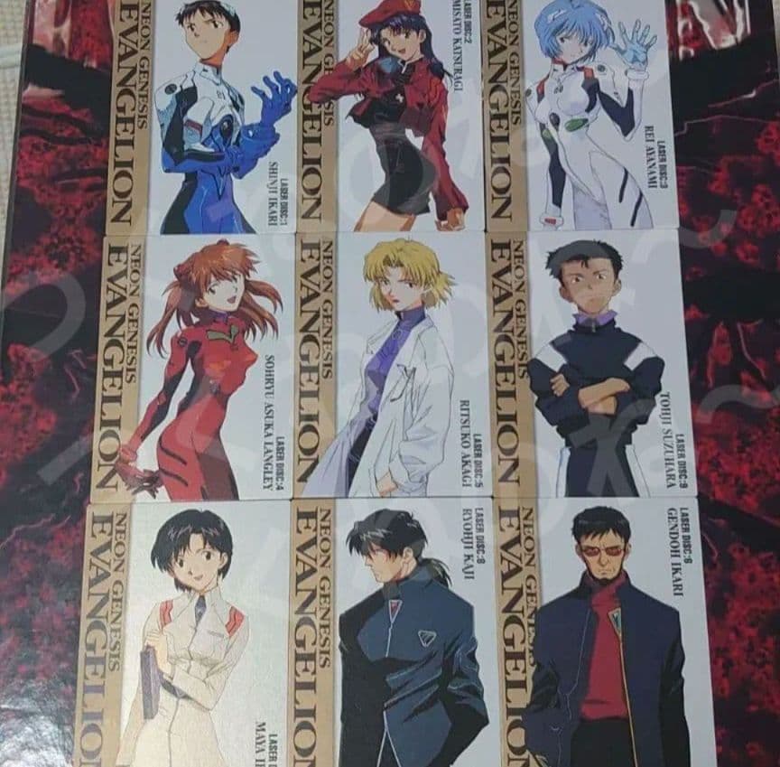 エヴァ　ＣＤＭカード 非売品劇場版BOX　レイ＆アスカ＆ミサト他 計18枚セット