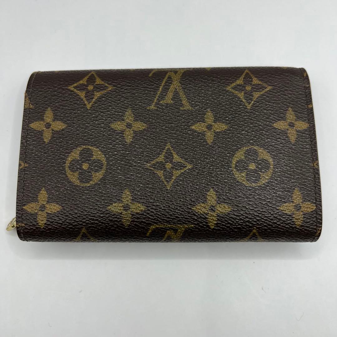 【極美品】ルイヴィトン ポルトモネビエ トレゾール 二つ折り財布 モノグラム