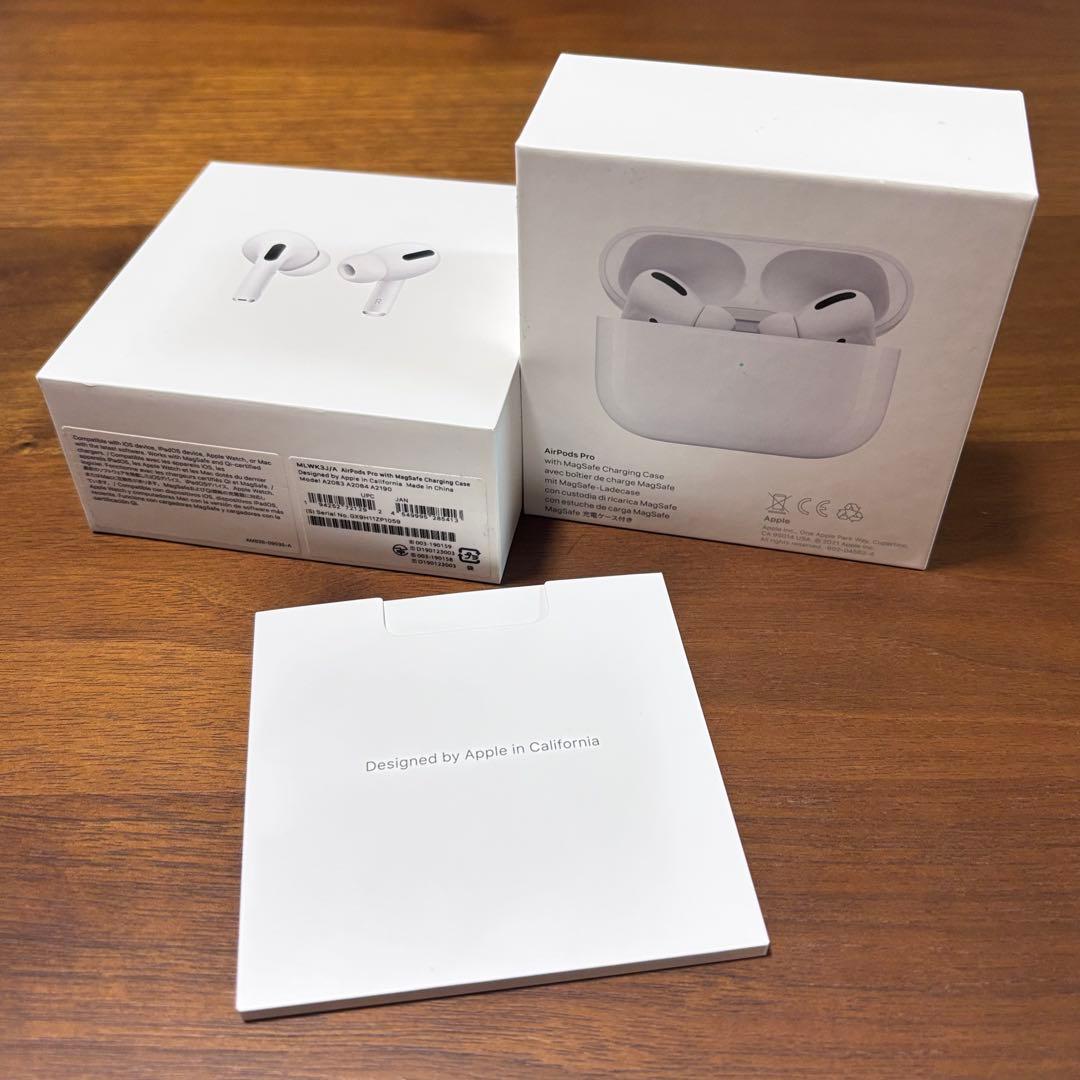 Apple AirPods Pro ケース 本体 箱あり AirPods Pro（エアポッズプロ