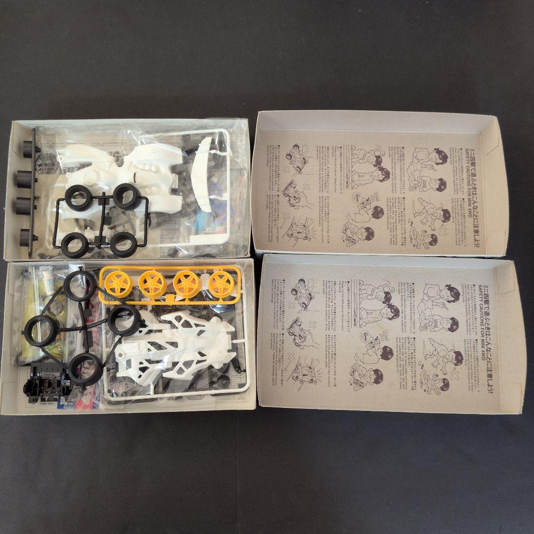 ミニ四駆 -7種　J-CUP限定品含む　当時物　箱絵付　こした作品セット