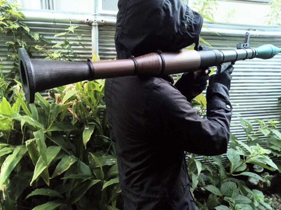フルスクラッチ RPG-7 ロケットランチャー 3Dプリンター 成形 N